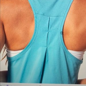 Lululemon Love Tank Pleated Size 2 Eaton Blue